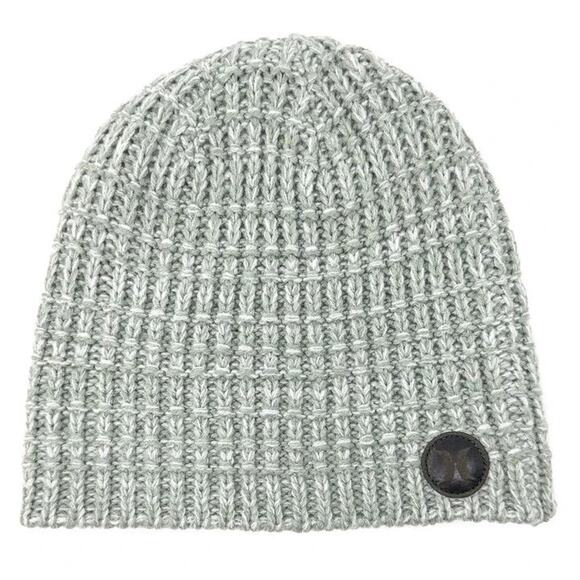 Hurley Prospect Beanie Light Gray Knit Winter Hat Unisex Adult OSFM Acrylic New - Picture 4 of 13